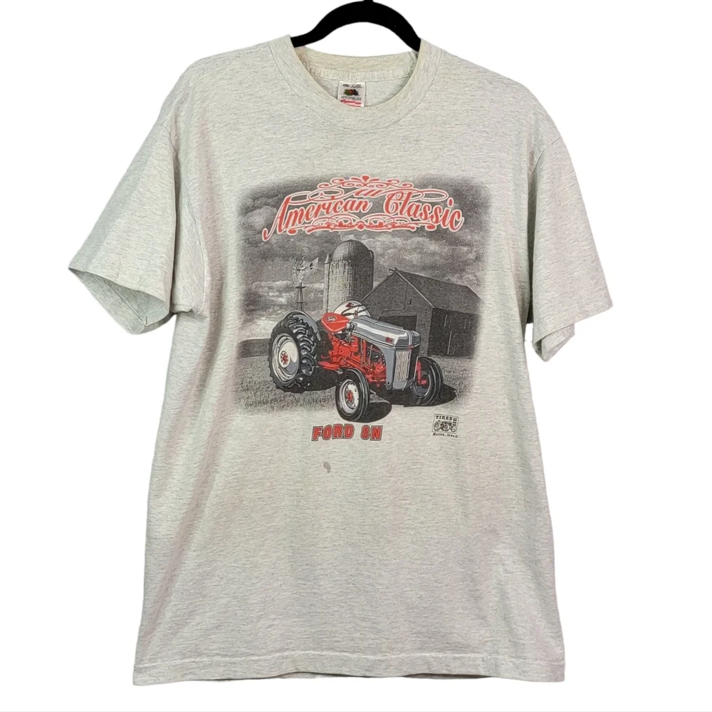 Ford 8N Tractor Vintage 90's Collectors T-Shirt Marion Iowa Men's Size XL